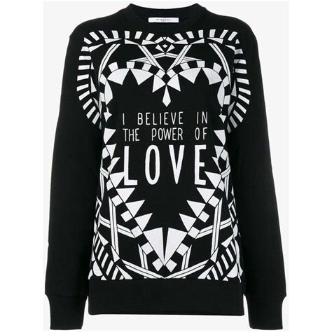 givenchy i believe in the power of love sweater|Givenchy .